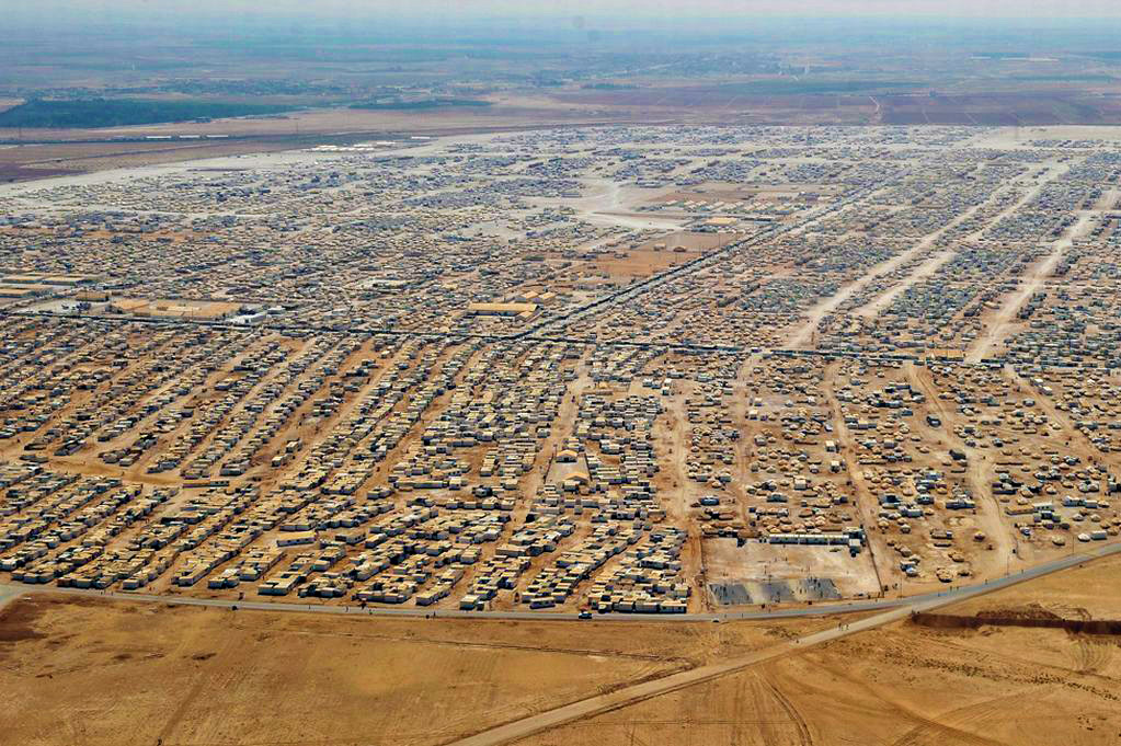 Flyktingläger i Jordanien